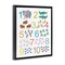 Stupell Industries Kid's Counting Animals Floating Frame, design by Carla Daly